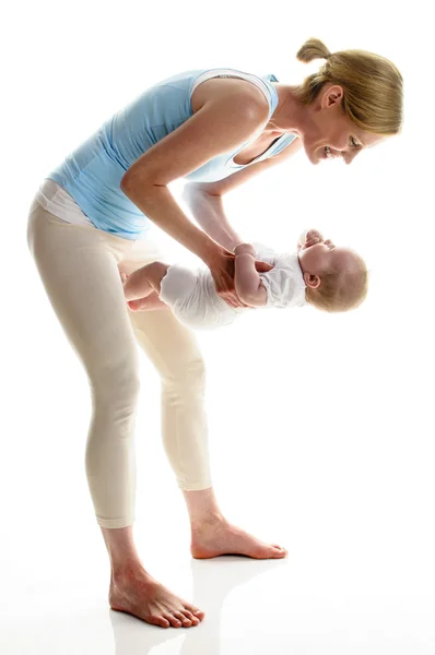 Mother-child sports — Stock Photo, Image