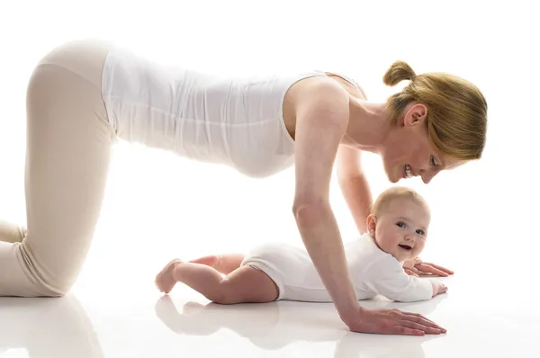 Sport mère-enfant — Photo