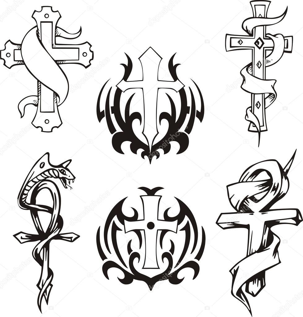 Christian crosses