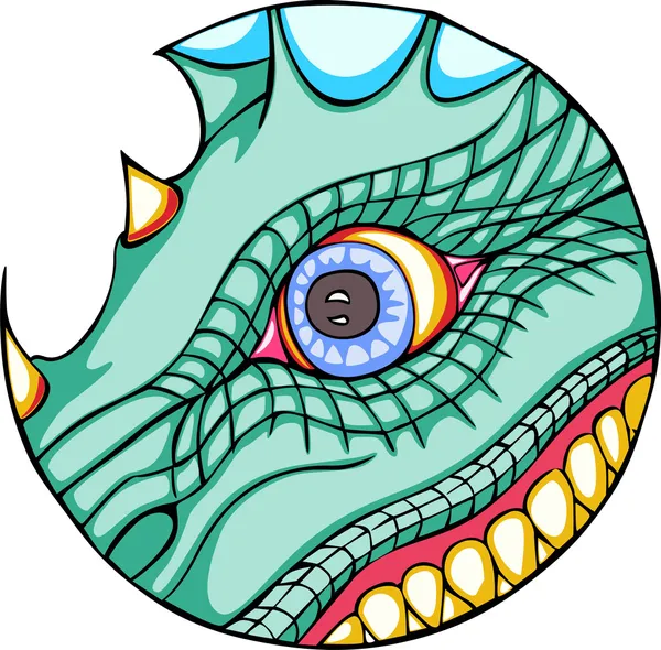 Dragon eye — Stockvector