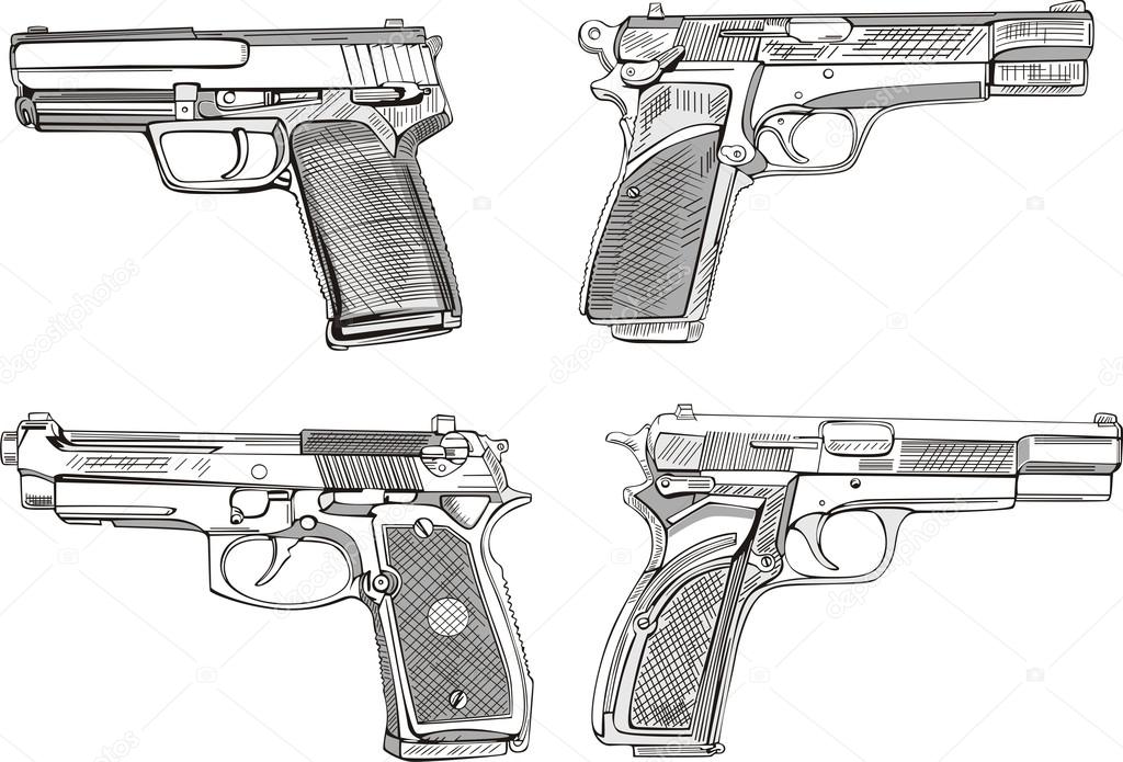 Pistol sketches