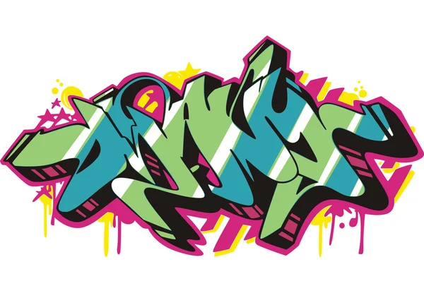 Graffito - beaucoup — Image vectorielle