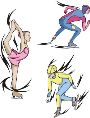 Artistik Patinaj, hız pateni ve kısa mesafe sürat pateni