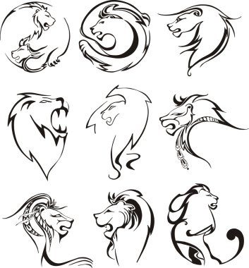 stilize aslan başkanları