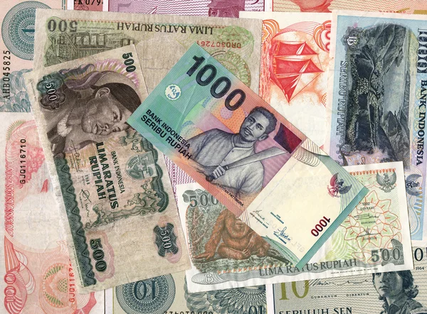 Предпосылки для банкнот Индонезии — стоковое фото