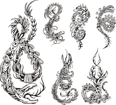 stilize ejderha tattos