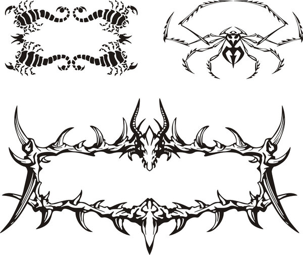 Декоративные рамки с животными
