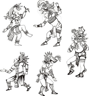 maya karakterler dans