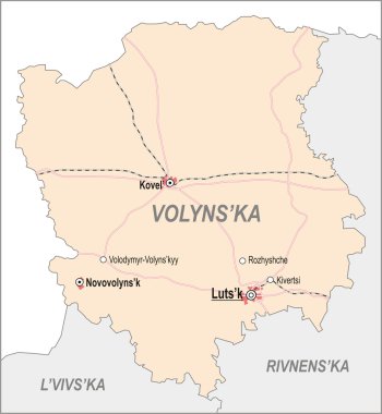 volyn oblast Haritası