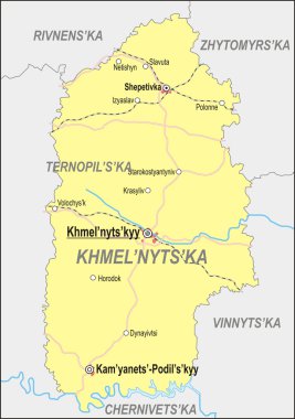 Hmelnitski Oblastı Haritası