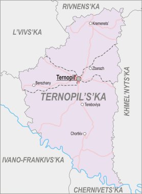 ternopil oblast Haritası