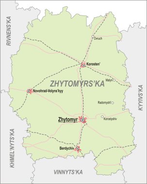 zhytomir oblast Haritası