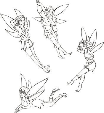 Anahat sevimli periler ayarla