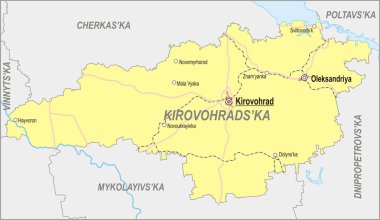 kirovohrad oblast Haritası