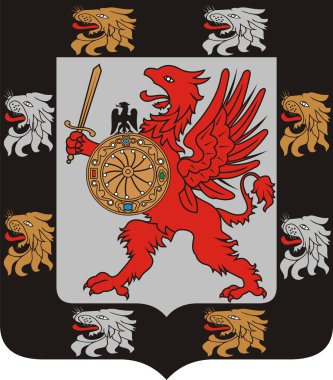 Coat of arms of the Romanov dinasty clipart