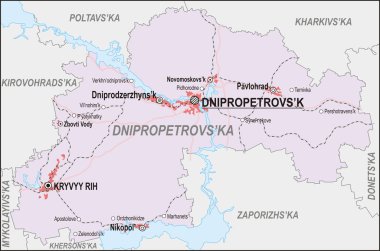 dnipropetrovsk oblast Haritası
