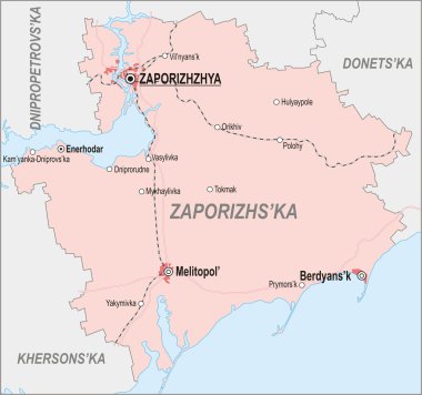 zaporizhia oblast Haritası