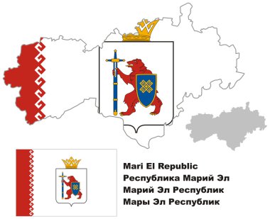 mari el bayrak ile anahat Haritası