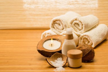 Hindistan cevizi spa ve güzellik kozmetik