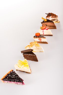 seçim tatlı kek lezzetli tart dilim