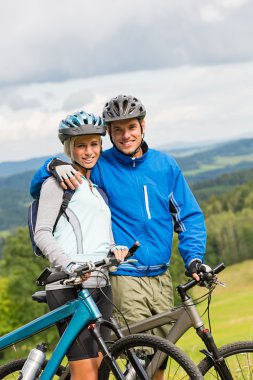 temiz hava Bisiklet doğa sportif Çift