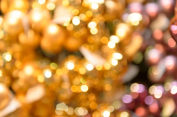 Wazig glinsterende goud Kerstmis achtergrond — Stockfoto