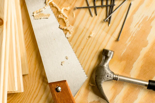 Carpenter tools — Stock Image Carpenter tools Royalty Free Stock Photos