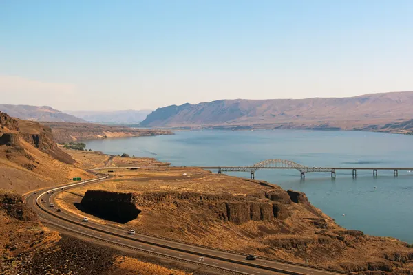 Vista del fiume Columbia — Foto Stock