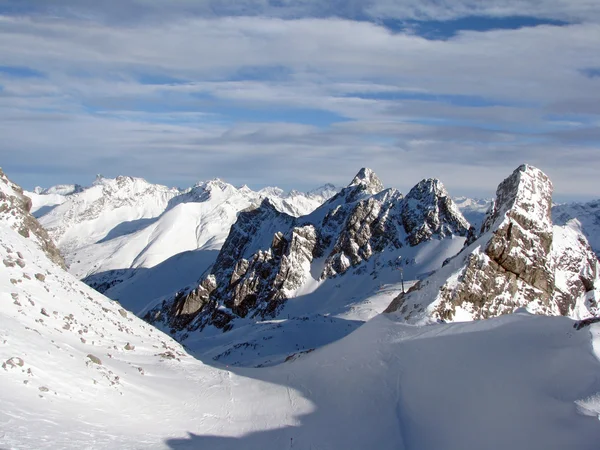 Valle en los Alpes — Foto de Stock