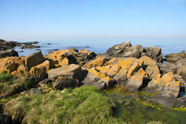 Rocas costeras, Bornholm — Foto de Stock