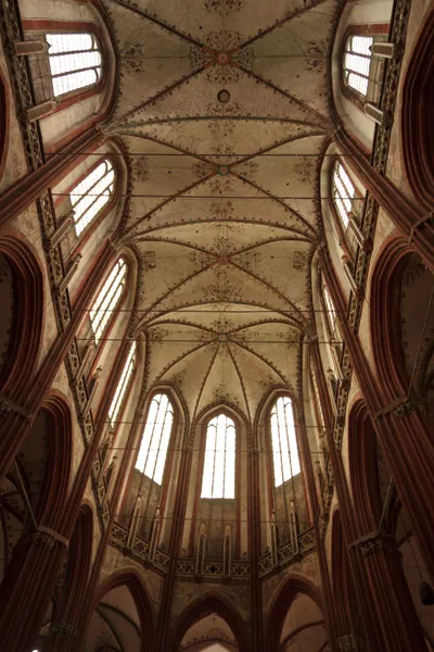 Interior de uma igreja em Lubeck — Fotografia de Stock