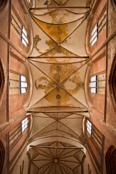 Interieur van een kerk in wismar — Stockfoto