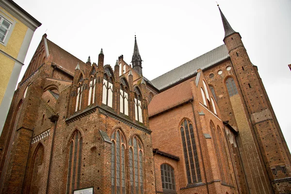 Kostel St. georgen wismar, Německo — Stock fotografie