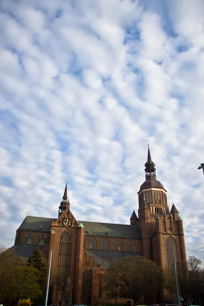 Kostel Panny Marie, stralsund — Stock fotografie