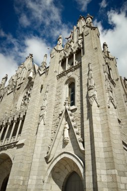 Tibidabo kilise Dağı Barcelona
