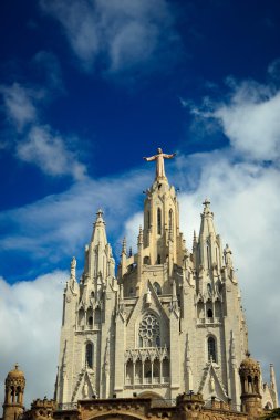Tibidabo kilise Dağı Barcelona