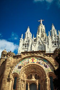 Tibidabo kilise Dağı Barcelona