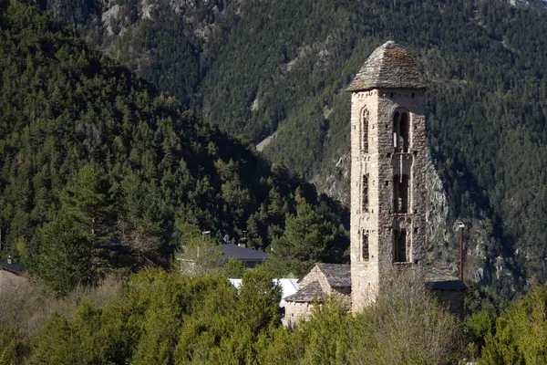 Igreja românica de Sant Miquel, Andorra — Fotografia de Stock