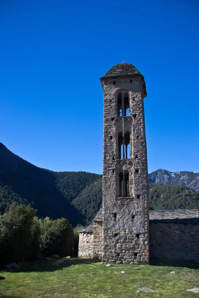 Sant miquel Romaanse kerk, andorra — Stockfoto