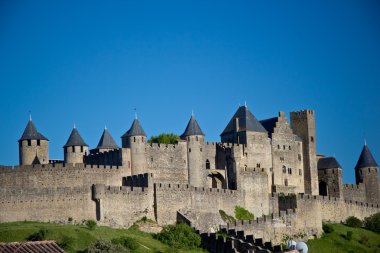 Carcassonne, Languedoc Roussillon, France clipart