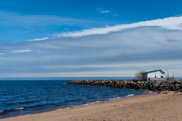 Ein schöner blick auf ladoga see, russland — Stockfoto