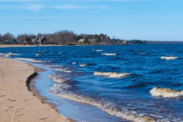 Ladoga Gölü, Rusya güzel bir görünümü — Stok fotoğraf
