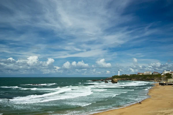 Bellissimo cielo su Biarritz, Francia — Foto Stock