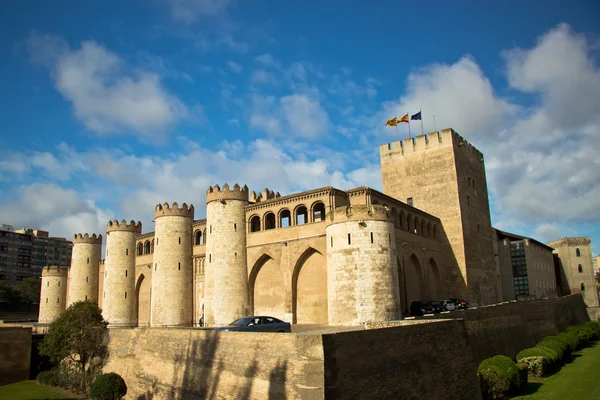 Παλάτι aljaferia στην Σαραγόσα, Ισπανία — Φωτογραφία Αρχείου