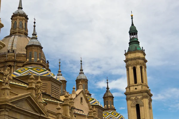 Basilica at Zaragoza, Spain — Stock Photo, Image