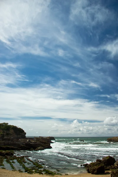 Piękne niebo nad Zatoka Biskajska — Zdjęcie stockowe
