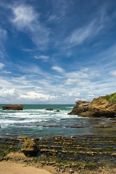 Belo céu sobre a Baía da Biscaia — Fotografia de Stock