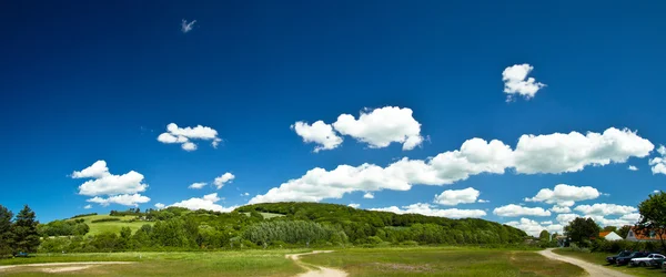 Fält och ängar i Danmark — Stockfoto