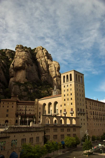 Santa Maria de Montserrat Abbey, Catalonia, Spain. — Stock Photo, Image