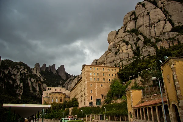 Abadía de Santa Maria de Montserrat, Cataluña, España . —  Fotos de Stock